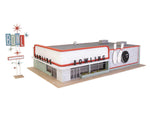 Walthers 933-4118 HO Gauge Vintage Bowling Alley Kit