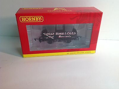 Hornby R6701 OO Gauge 5 Plank Wagon Logan Sons & Co Ltd 564