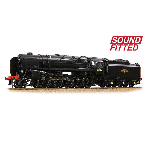 Bachmann 32-861ASF OO Gauge BR Standard 9F with BR1G Tender 92090 BR Black (Late Crest)  (SOUND FITTED)