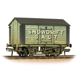 Bachmann 33-182A OO Gauge 10T Covered Salt Wagon 'Snowdrift Salt' Green [W]