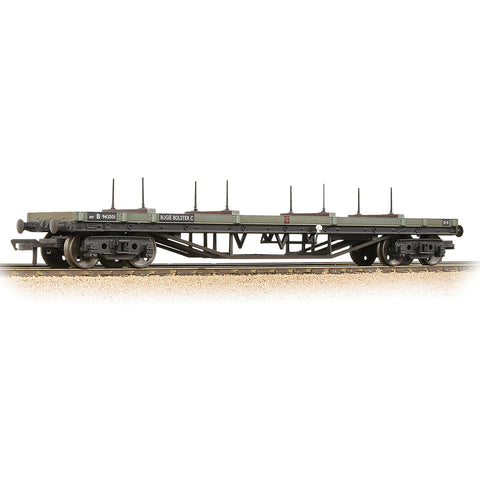 Bachmann 33-856E OO Gauge 30T Bogie Bolster BR Grey (Early) [W]