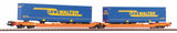 Piko 58979 HO Gauge Expert Wascosa T3000e LKW Walter Bogie Trailer Wagon VI