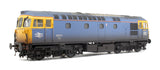 Heljan 3366 OO Gauge Class 33 117 BR Blue DCE Stripes Weathered