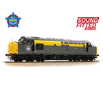 Bachmann 35-308SFX OO Gauge Class 37/0 Centre Headcode 37201 'St. Margaret' BR Eng. Grey & Yellow (SOUND FITTED DELUXE)