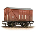 Bachmann 37-902B OO Gauge GWR 12T Shock Van Planked Ends BR Bauxite (Early) [W]