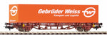 Piko 97151 HO Gauge Hobby OBB Gebruder Weiss Container Wagon V