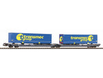 Piko 58971 HO Gauge Expert Wascosa T3000e Articulated Intermodal Transmec VI