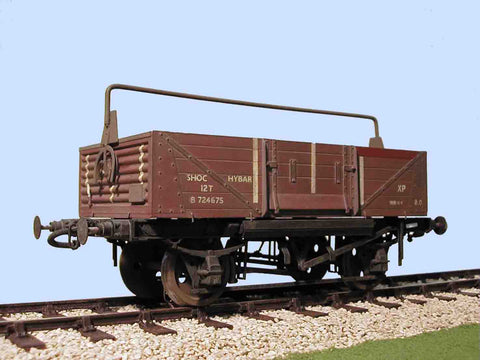 Slaters 7060 O Gauge BR Shock Absorbing Open Wagon Kit