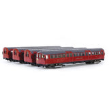 EFE Rail E99939 OO Gauge LUL 1938 Tube Stock, 4-Car Motorised Train-1960s Northern Line Set