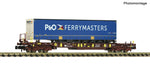 Fleischmann 825061 N Gauge AAE T3 Pocket Wagon w/P&O Ferrymasters Container Load VI