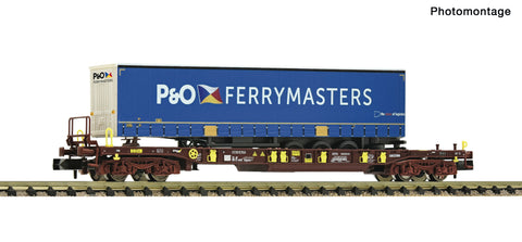 Fleischmann 825061 N Gauge AAE T3 Pocket Wagon w/P&O Ferrymasters Container Load VI