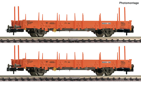 Fleischmann 825752 N Gauge Wascosa Swivel Stake Wagon Set (2) VI