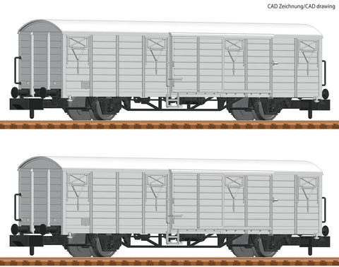 Fleischmann 826215 N Gauge DR Interfrigo Refrigerated Wagon Set (2) IV