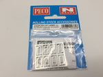 Peco NR-103 N Gauge Coupler Lift Arms (For Electro-Magnetic Uncoupler)(Pk 32)