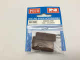 Peco NR-200R N Gauge Wagon Loads Sand Red/Brown (Pk 4)