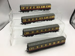 Hornby R1094 OO Gauge Maroon/Cream Stanier Coaches x4