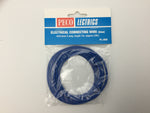 Peco PL-38B Electrical Layout Wire, Blue, 3 amp, 16 strand