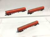 Revolution Trains N21311 N Gauge VTG Red 102t TEA Tank Wagon Triple Pack