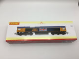 Hornby R3784 OO Gauge GBRF Class 66 No 66705 Golden Jubilee