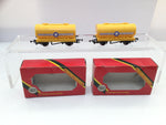 Hornby R237 OO Gauge PCV Cement Wagon Blue Circle x2