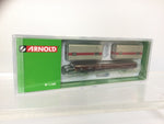 Arnold HN6566 N Gauge DB Kbs Flat Wagon w/2x20' DB Container Load IV