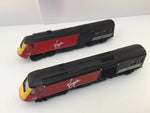 Hornby OO Gauge HST Power/Dummy Car 43093/43155 Virgin Livery