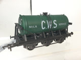 Dapol 4F-031-026 OO Gauge 6 Wheel Milk Tank Wagon CWS Weathered