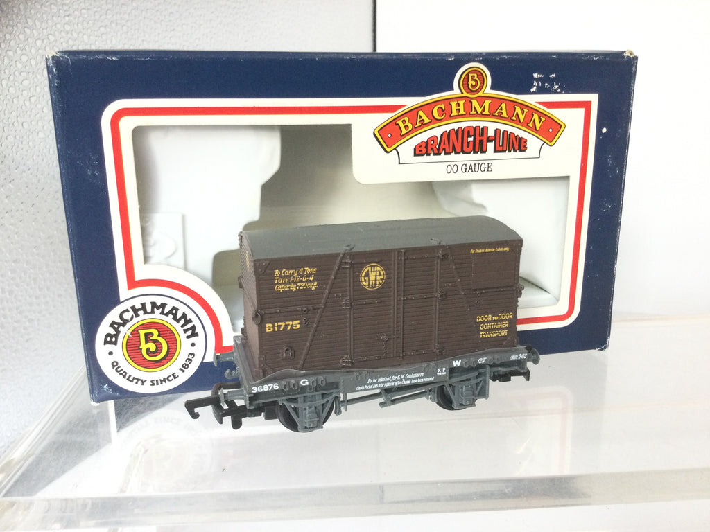 Bachmann 33-329 OO Gauge GWR Conflat Wagon 36876 w Container