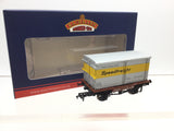 Bachmann 37-990 OO Gauge BR Conflat Wagon w Speedfreight Container