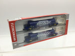 Fleischmann 849004 N Gauge VTG Uacs-x Bulk Silo Wagon Set (2) V