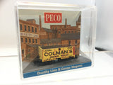 Peco NR-7006P N Gauge 7 Plank Open Wagon Colman's Mustard