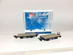 Peco GR-300 OO-9 Gauge Pair of Flat Wagons