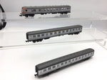 Fleischmann 8120/8121/8122 N Gauge DB Silver Coaches