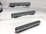 Fleischmann 8120/8121/8122 N Gauge DB Silver Coaches