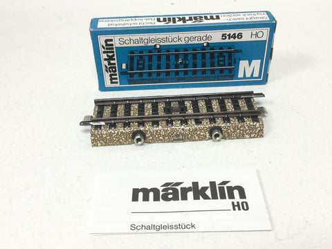 Marklin 5146 HO Gauge M Track Straight Switch Track (NEW)