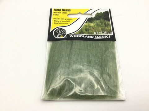 Woodland Scenics FG174 Field Grass Medium Green