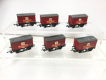 Hornby OO Gauge Covered Wagon Royal Mail x6 (Refinished)