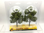 Woodland Scenics TR1515 6" to 7" Light Green Trees (Pk 2)