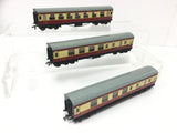 Hornby Dublo 32017/32018 OO Gauge BR Stanier Coach x3 3 Rail