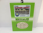 Metcalfe PN940 N Gauge Platform Canopy Card Kit