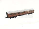 Minitrix 13013 N Gauge LNER Teak Gresley Coach (Weathered)