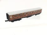 Minitrix 13013 N Gauge LNER Teak Gresley Coach (Weathered)