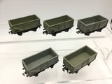 Hornby Dublo 4655 OO Gauge BR 16t Mineral Wagon B54884 x5