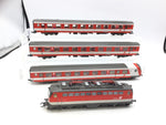 Roco 43074 HO Gauge OBB Electric Loco w 3 Coach Set