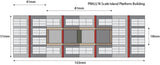 Metcalfe PN922 N Gauge Island Platform Card Kit