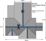 Metcalfe PO335 OO/HO Gauge Settle-Carlisle Station Masters House Card Kit
