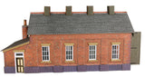 Metcalfe PN931 N Gauge Single Engine Shed - Brick Card Kit