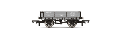 Hornby R60093 OO Gauge 3 Plank Wagon, T. Burnett - Era 3