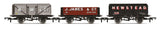 Hornby R60103 OO Gauge Triple Wagon Pack, B.W & Co, J. James & Co. & Newstead Colliery - Era 3