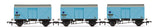 Hornby R60115 OO Gauge 12T Fish Van, Three Pack, BR - Era 6